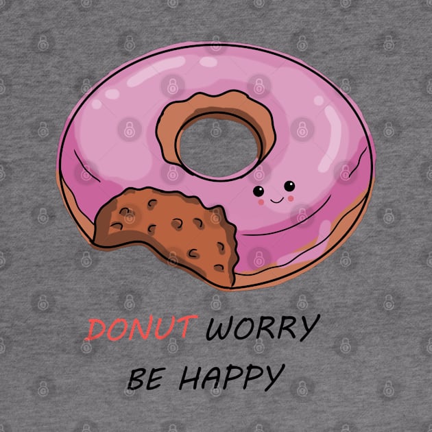 Donut worry be happy by Emkute